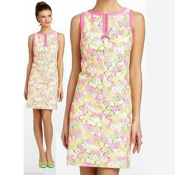 Lilly Pulitzer Percy Dress Multi Sunbonnet Lace - Picture 5 of 5